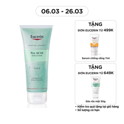 EUCERIN Tẩy Tế Bào Chết Eucerin Ngăn Ngừa Mụn Pro Acne Scrub 100ml