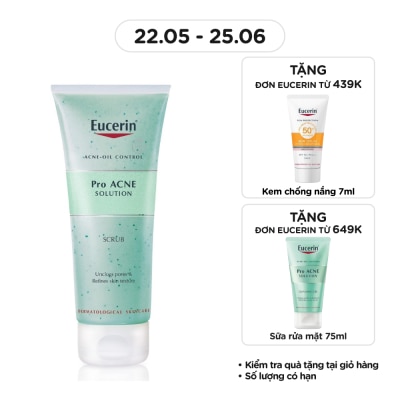 EUCERIN Tẩy Tế Bào Chết Eucerin Ngăn Ngừa Mụn Pro Acne Scrub 100ml