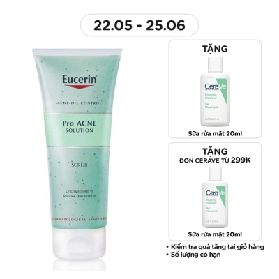 EUCERIN Tẩy Tế Bào Chết Eucerin Ngăn Ngừa Mụn Pro Acne Scrub 100ml