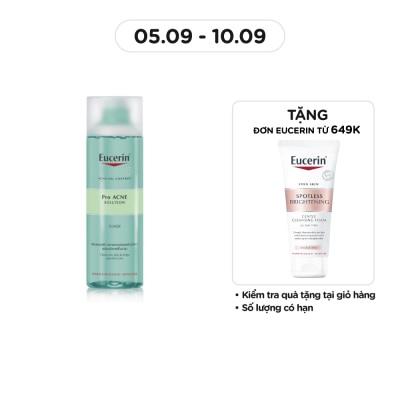 EUCERIN Nước Cân Bằng Eucerin Dành Cho Da Mụn Pro Acne Toner 200ml