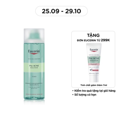 EUCERIN Nước Cân Bằng Eucerin Dành Cho Da Mụn Pro Acne Toner 200ml