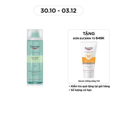 EUCERIN Nước Cân Bằng Eucerin Dành Cho Da Mụn Pro Acne Toner 200ml
