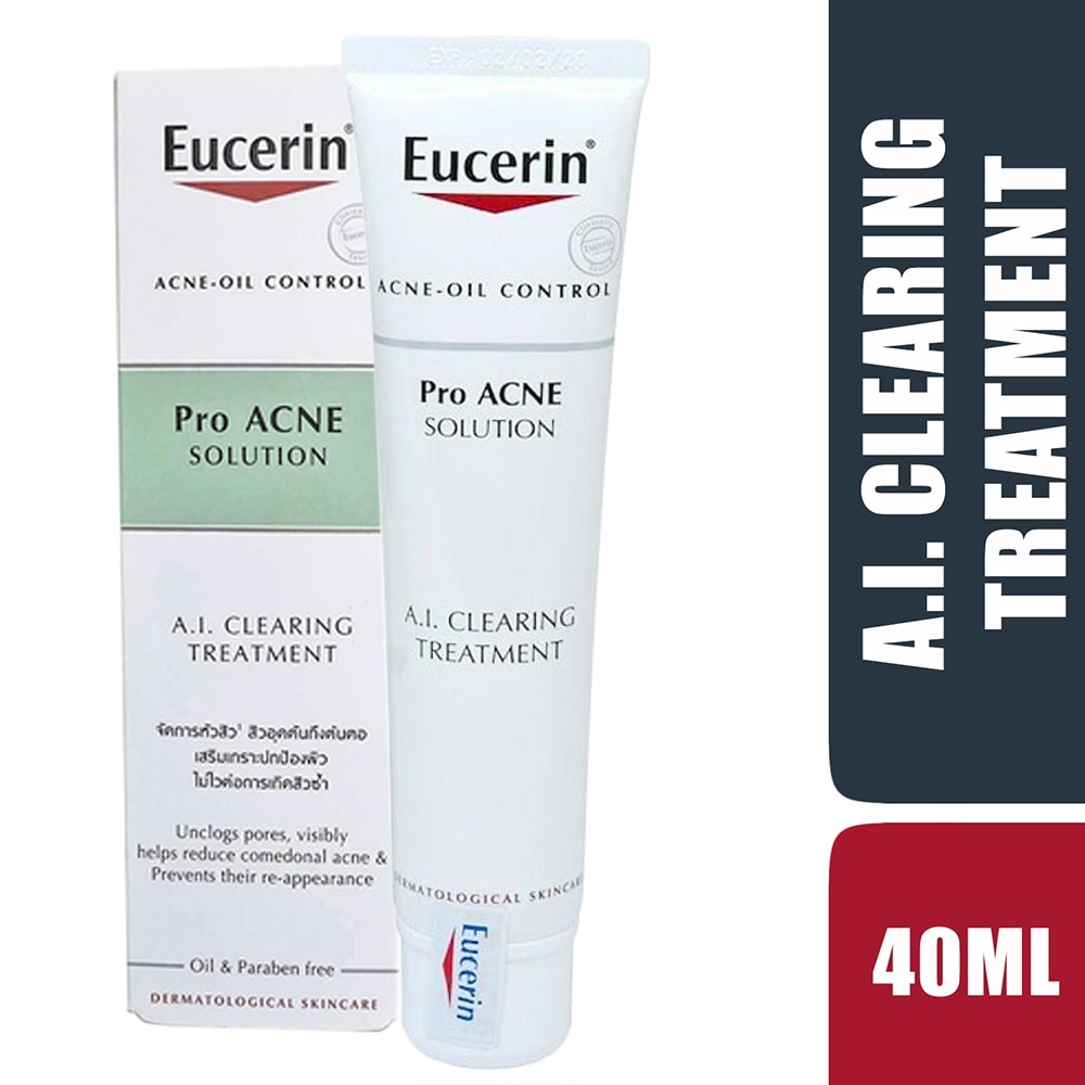 Tinh Chất Eucerin Giảm Mụn Và Tái Tạo Da A.I. Clearing Treatment 40ml