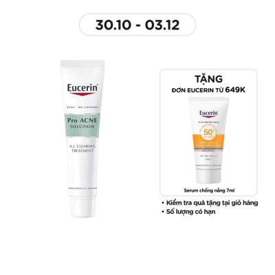EUCERIN Tinh Chất Eucerin Giảm Mụn Và Tái Tạo Da A.I. Clearing Treatment 40ml