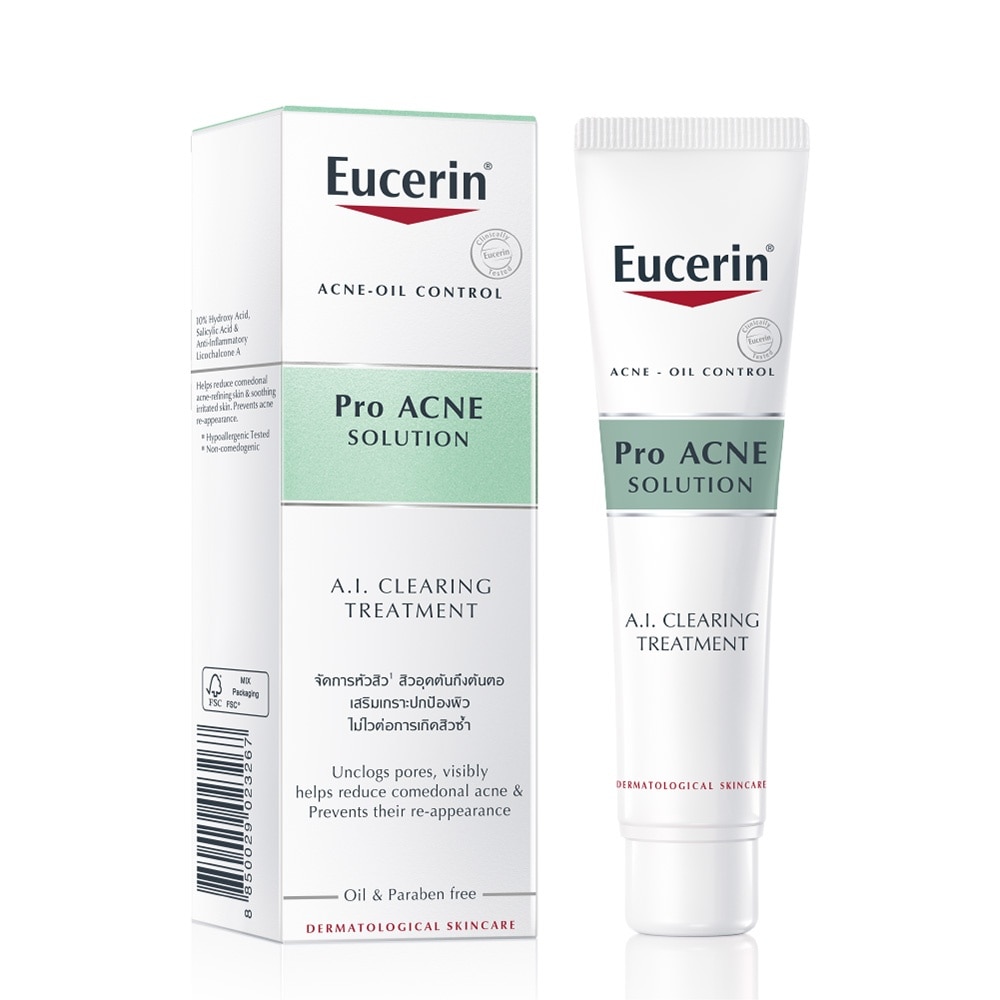 Tinh Chất Eucerin Giảm Mụn Và Tái Tạo Da A.I. Clearing Treatment 40ml