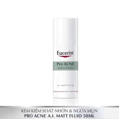 EUCERIN Kem Dưỡng Ẩm Eucerin Kiểm Soát Nhờn Và Giảm Mụn Pro Acne A.I. Matt Fluid 50ml