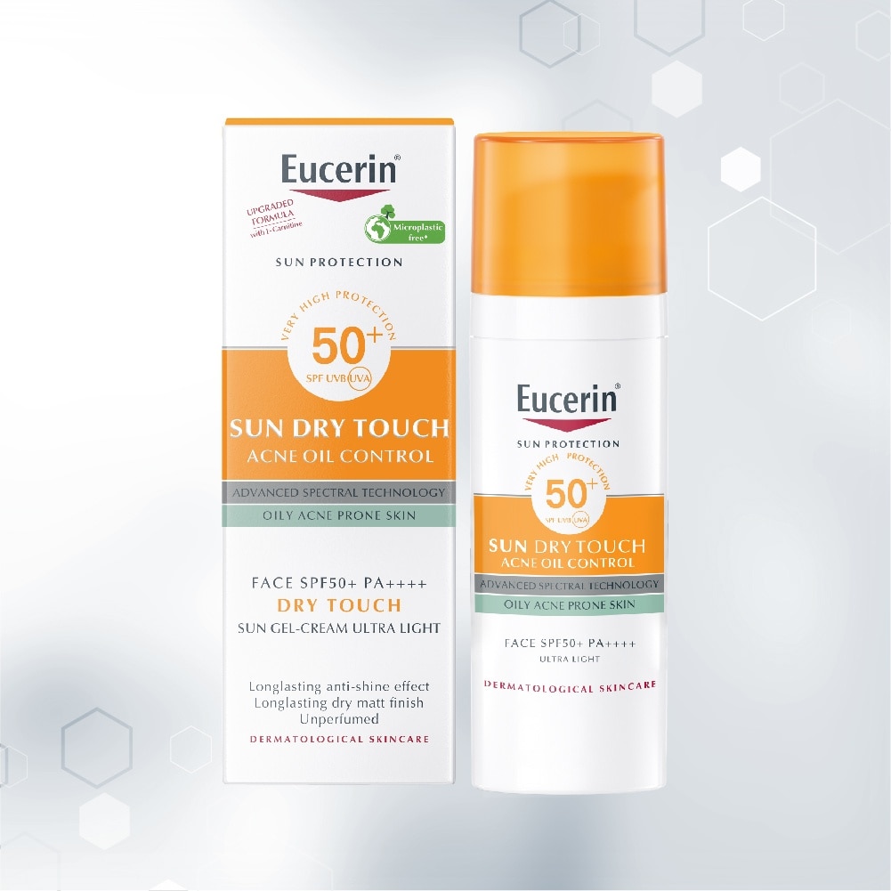 Kem Chống Nắng Eucerin Cho Da Nhờn Mụn Sun Dry Touch SPF50+ PA+++ 50ml image