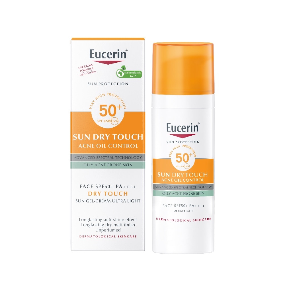 Kem Chống Nắng Eucerin Cho Da Nhờn Mụn Sun Dry Touch SPF50+ PA+++ 50ml