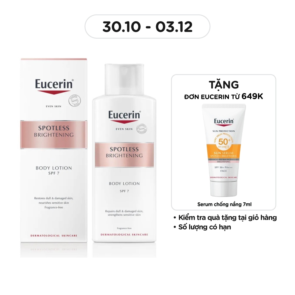Sữa Dưỡng Thể Eucerin Sáng Da Spotless Brightening Body Lotion SPF7 250ml