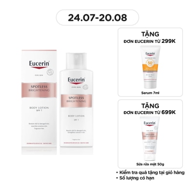 EUCERIN Sữa Dưỡng Thể Eucerin Sáng Da Spotless Brightening Body Lotion SPF7 250ml