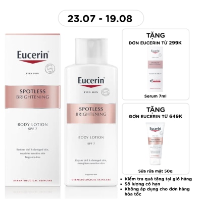 EUCERIN - Sữa Dưỡng Thể Eucerin Sáng Da Spotless Brightening Body Lotion SPF7 250ml image