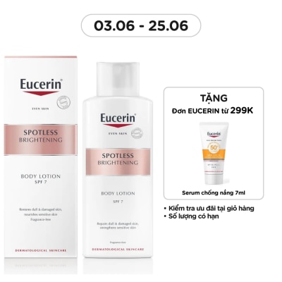 EUCERIN Sữa Dưỡng Thể Eucerin Sáng Da Spotless Brightening Body Lotion SPF7 250ml