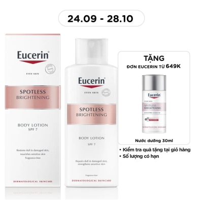 EUCERIN Sữa Dưỡng Thể Eucerin Sáng Da Spotless Brightening Body Lotion SPF7 250ml image