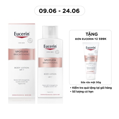 EUCERIN - Sữa Dưỡng Thể Eucerin Sáng Da Spotless Brightening Body Lotion SPF7 250ml