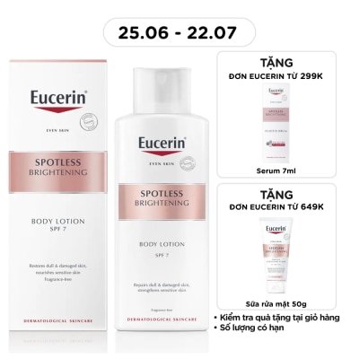 EUCERIN - Sữa Dưỡng Thể Eucerin Sáng Da Spotless Brightening Body Lotion SPF7 250ml
