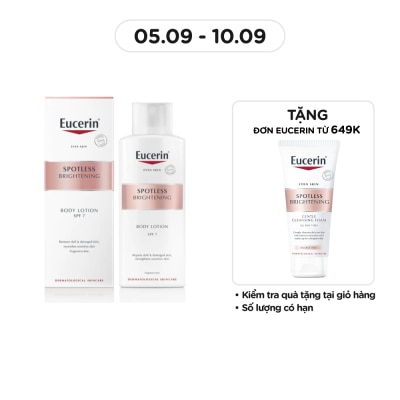 EUCERIN Sữa Dưỡng Thể Eucerin Sáng Da Spotless Brightening Body Lotion SPF7 250ml