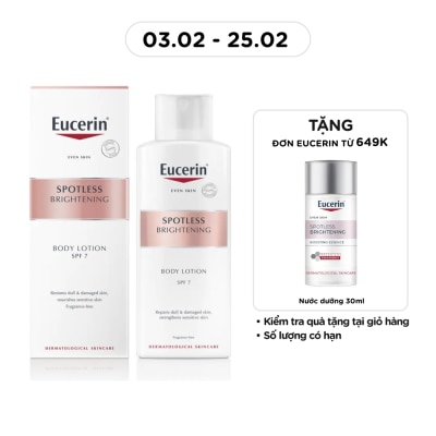 EUCERIN Sữa Dưỡng Thể Eucerin Sáng Da Spotless Brightening Body Lotion SPF7 250ml