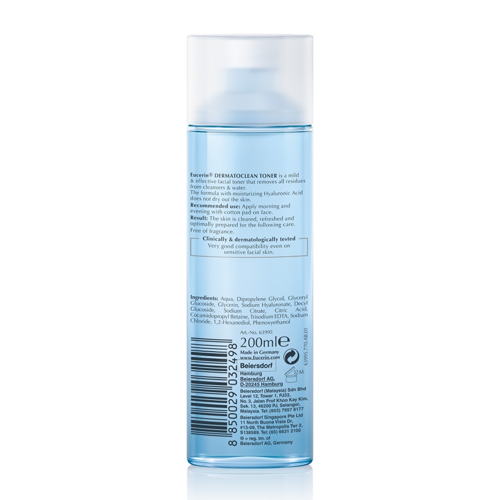 Nước Cân Bằng Eucerin Cho Da Nhạy Cảm Dermatoclean Toner 200ml image
