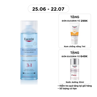 EUCERIN - Dermatoclean Hyaluron Micellar Water 3 in 1 200 ml