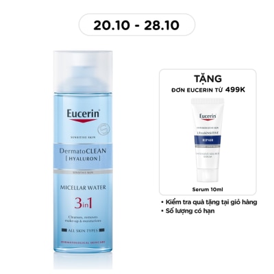 EUCERIN Dermatoclean Hyaluron Micellar Water 3 in 1 200 ml image