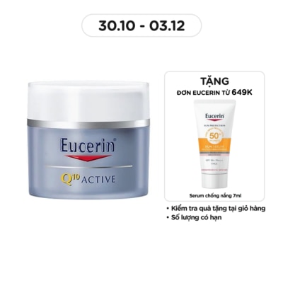 EUCERIN Kem Dưỡng Đêm Eucerin Giảm Nếp Nhăn Q10 Active 50ml