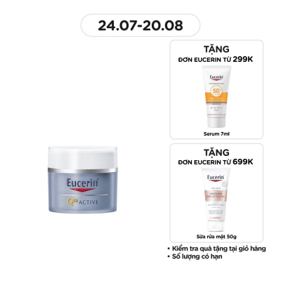 EUCERIN Kem Dưỡng Đêm Eucerin Giảm Nếp Nhăn Q10 Active 50ml