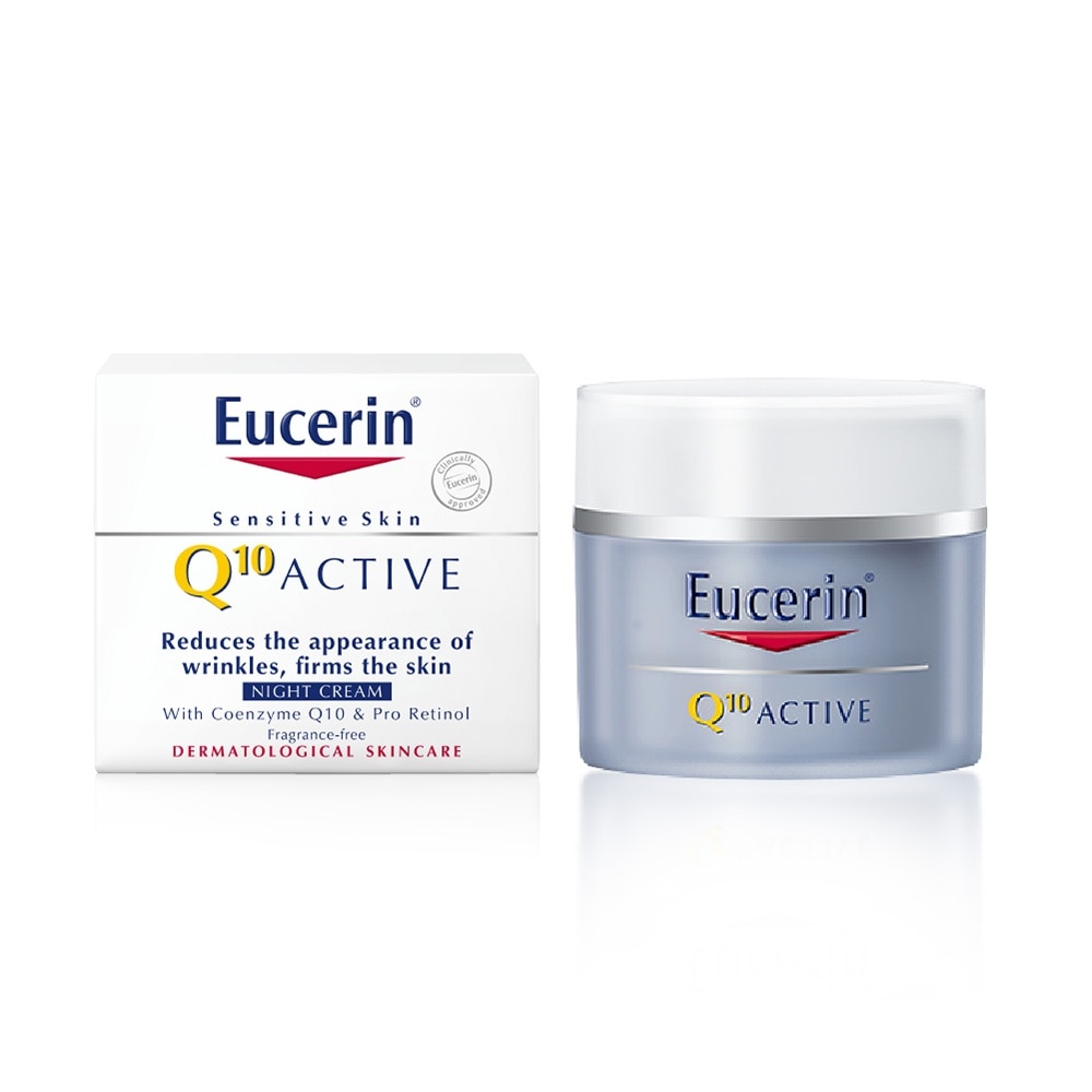 Kem Dưỡng Đêm Eucerin Giảm Nếp Nhăn Q10 Active 50ml