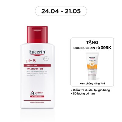 EUCERIN Sữa Tắm Eucerin Nhẹ Nhàng Làm Sạch Dành Cho Da Nhạy Cảm pH5 200ml