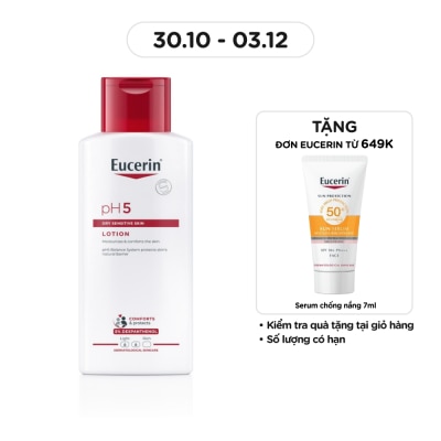 EUCERIN Sữa Dưỡng Thể Eucerin Dành Cho Da Nhạy Cảm pH5 250ml