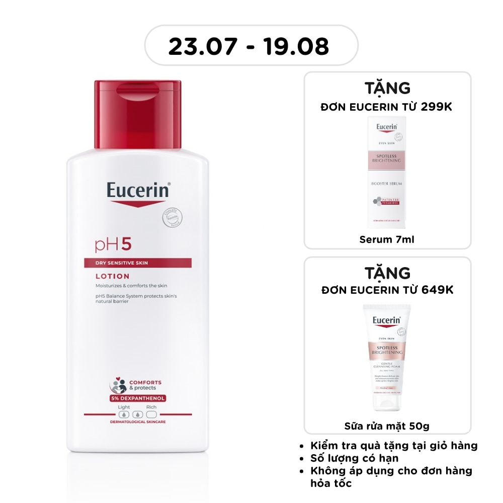 Sữa Dưỡng Thể Eucerin Dành Cho Da Nhạy Cảm pH5 250ml image