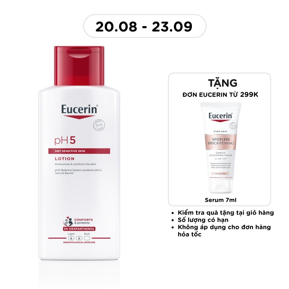 Sữa Dưỡng Thể Eucerin Dành Cho Da Nhạy Cảm pH5 250ml image