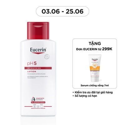 EUCERIN Sữa Dưỡng Thể Eucerin Dành Cho Da Nhạy Cảm pH5 250ml