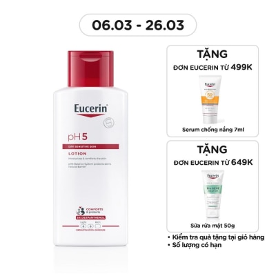 EUCERIN Sữa Dưỡng Thể Eucerin Dành Cho Da Nhạy Cảm pH5 250ml