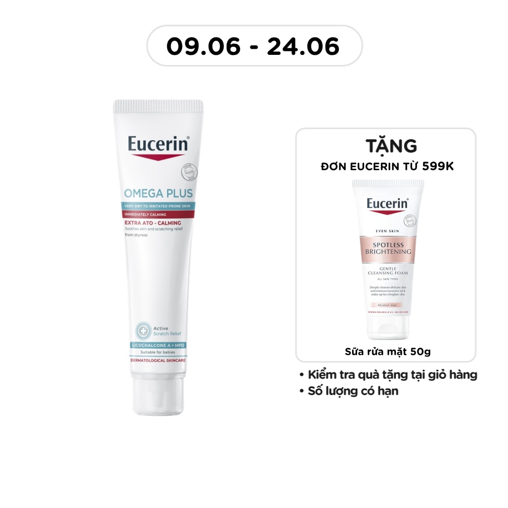 Kem Dưỡng Eucerin Đặc Trị Cho Da Viêm Cơ Địa Giai Đoạn Bùng Phát Ato Control Acute Care 40ml