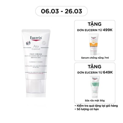 EUCERIN Kem Dưỡng Ẩm Eucerin Phụ Hồi Và Tái Tạo Da Nhạy Cảm Ato Control Face Cream 50ml