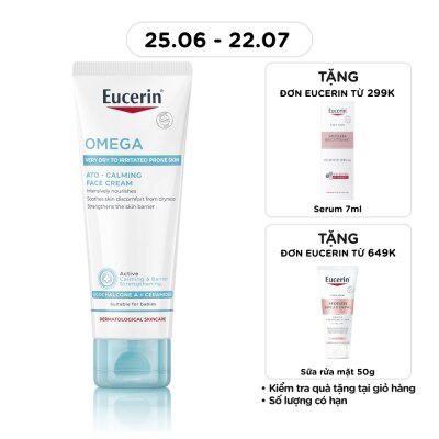 EUCERIN - Kem Dưỡng Ẩm Eucerin Phục Hồi Và Tái Tạo Da Nhạy Cảm Ato Control Face Cream 50ml