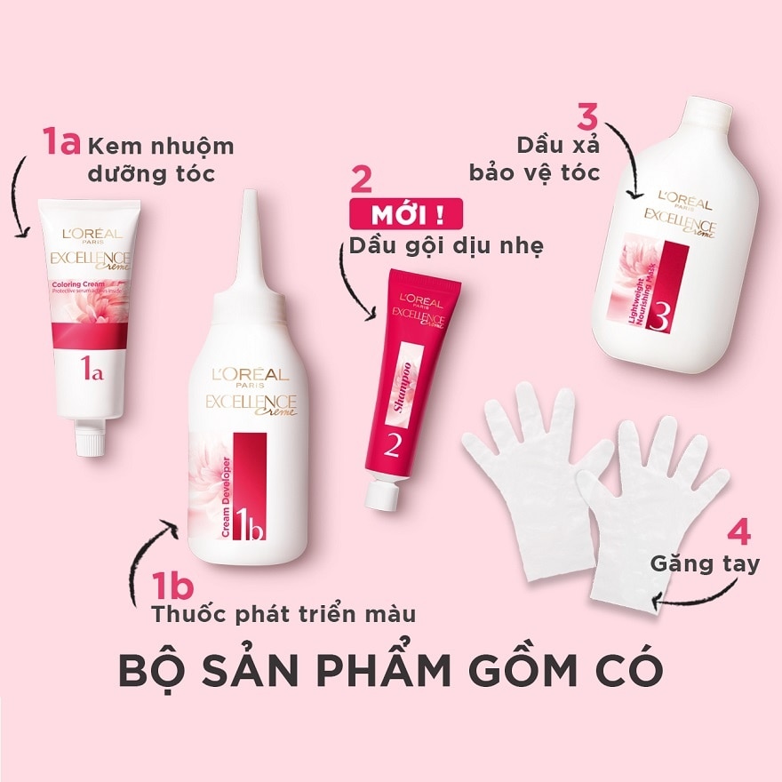 Haircolor Excellence 172ml. #6.30 Golden Dark Blonde