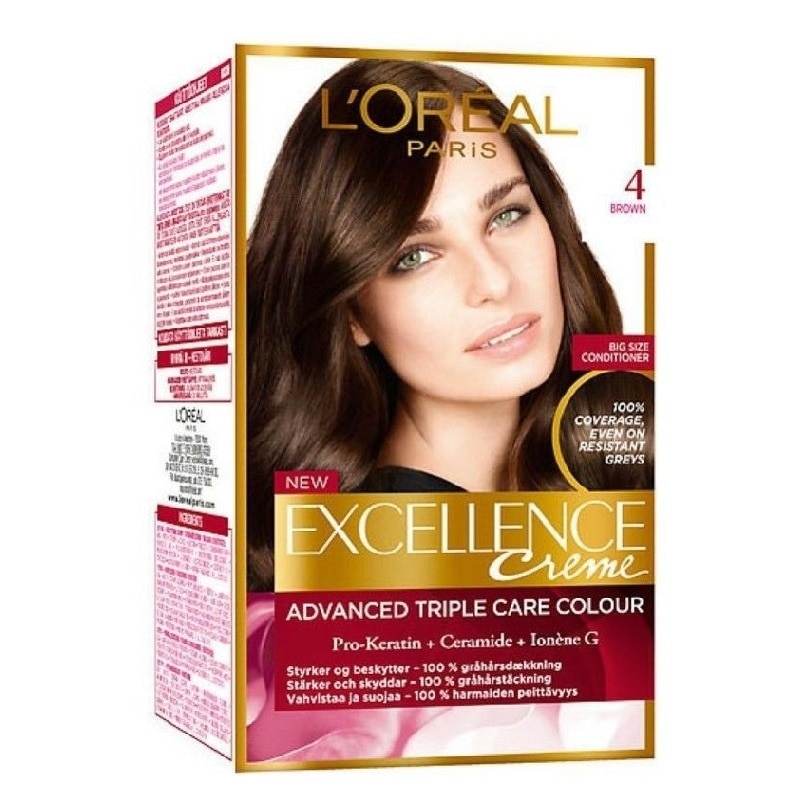 Haircolor Excellence 172ml. #4 Natural Brown