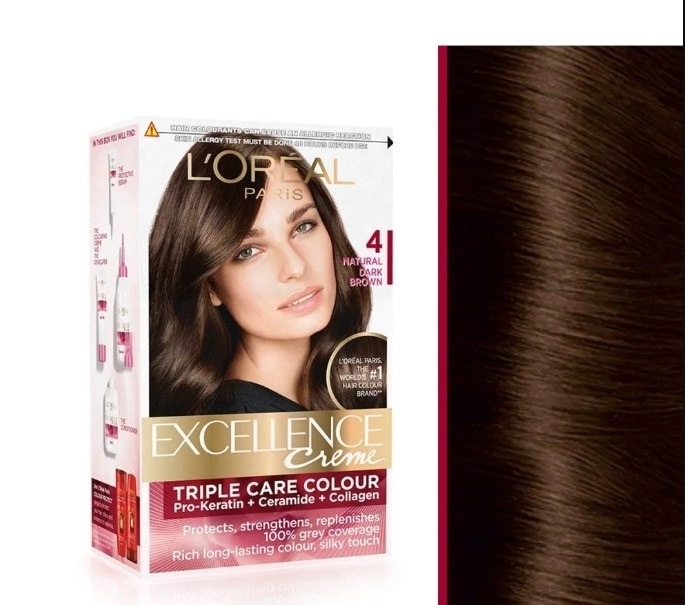 Haircolor Excellence 172ml. #4 Natural Brown