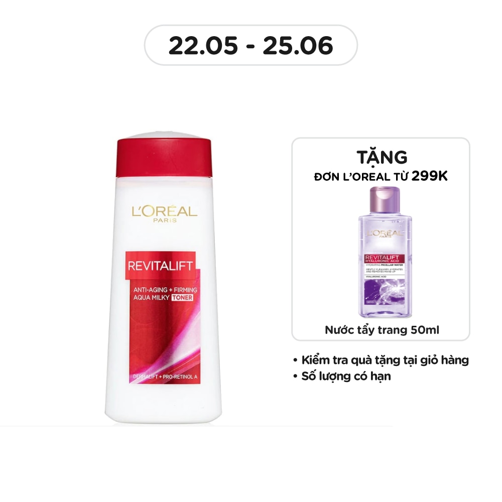 Nước Hoa Hồng L'Oreal Paris Skincare Revitalift Chống Lão Hóa 200ml