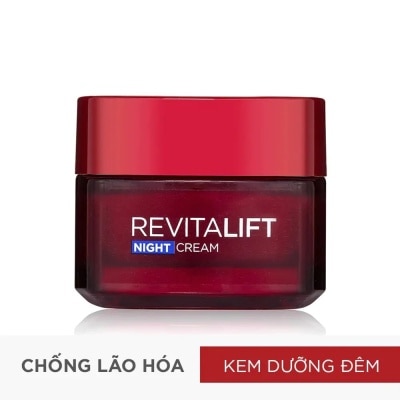 L'OREAL PARIS Kem Dưỡng Đêm L'Oreal Paris Skincare Revitalift Chống Nhăn Săn Chắc 50ml