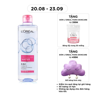 L'OREAL PARIS - Skincare Make Up Remover 400ml - Nourishing image