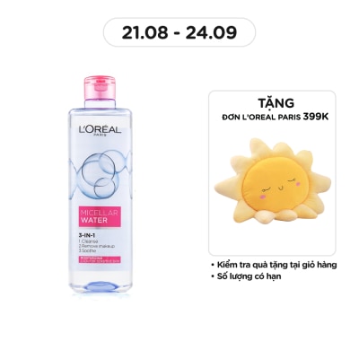 L'OREAL PARIS Tẩy Trang L'Oreal Paris Skincare Make Up Remover Micellar Sensitive Skin Dưỡng Ẩm 400ml