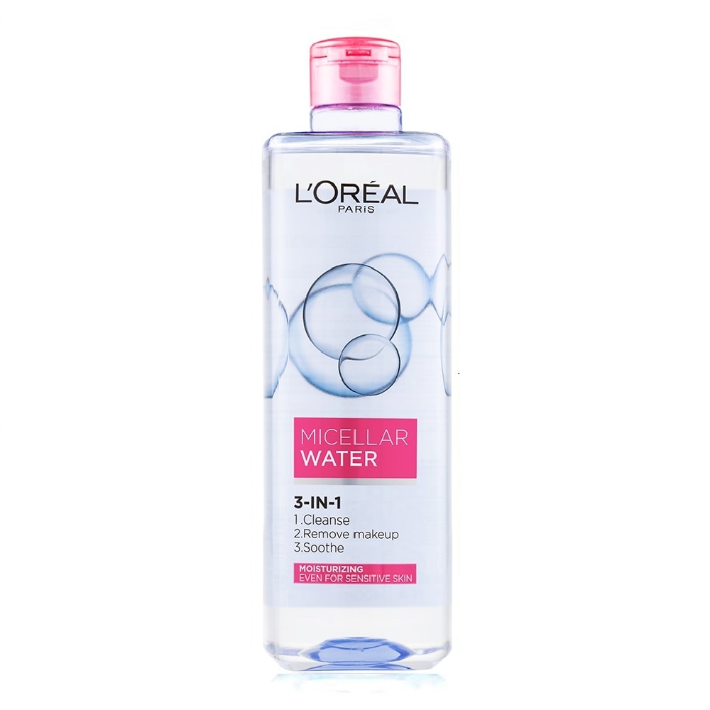 Tẩy Trang L'Oreal Paris Skincare Make Up Remover Micellar Sensitive Skin Dưỡng Ẩm 400ml