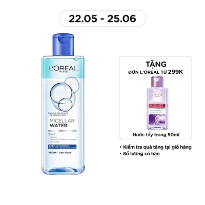 L'OREAL PARIS Skincare Make Up Remover 400ml - Deep Cleansing