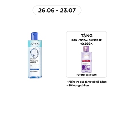 L'OREAL PARIS Tẩy Trang L'Oreal Paris Skincare Make Up Remover Micellar Deep Cleansing Sạch Sâu 400ml