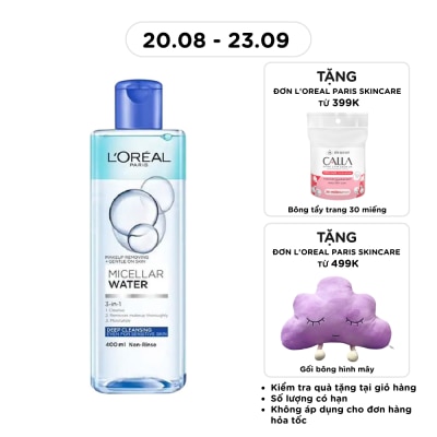 L'OREAL PARIS - Skincare Make Up Remover 400ml - Deep Cleansing image