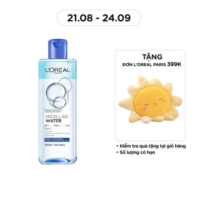 L'OREAL PARIS Tẩy Trang L'Oreal Paris Skincare Make Up Remover Micellar Deep Cleansing Sạch Sâu 400ml