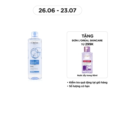 L'OREAL PARIS Tẩy Trang L'Oreal Paris Skincare Make Up Remover Micellar Refreshing Tươi Mát 400ml