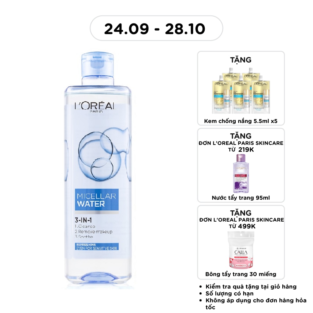 Skincare Make Up Remover 400ml Refreshing image